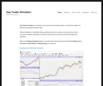 Daytradersimulator.com(Free Day Trader Simulator) Screenshot