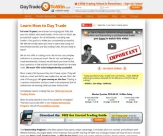 Daytradetowin.com(Stock Trading & Futures Trading Software) Screenshot