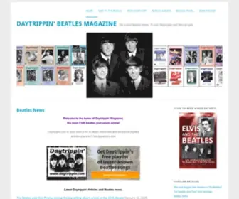 Daytrippin.com(Daytrippin&#039; Beatles Magazine) Screenshot