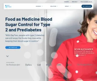 Daytwo.com(We’re using microbiome data to change the outlook of chronic disease) Screenshot