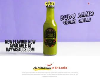 Dayyasauce.com(The Hottest sauce in Sri Lanka) Screenshot