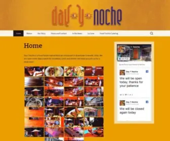 Dayynoche.com(Day Y Noche Mexican Restaurant in Granville Ohio) Screenshot