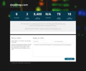 Dayzmap.com(DayZ Map) Screenshot