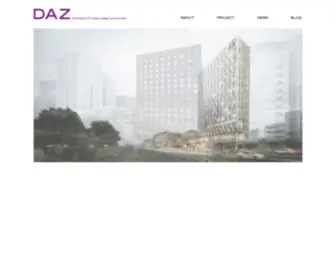 Dazarch.com((주)다즈종합건축사사무소) Screenshot