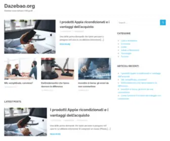 Dazebao.org(Dazebao news italiane a 360 gradi) Screenshot