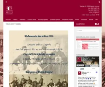 Daz.hr(Državni arhiv u Zagrebu) Screenshot