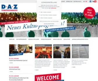 Daz.org(Deutsch-Amerikanisches Zentrum) Screenshot