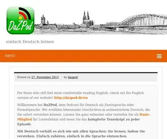 Dazpod.de(Einfach Deutsch lernen) Screenshot