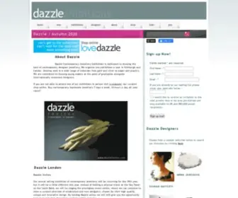 Dazzle-Exhibitions.co.uk(Modern Contemporary Jewellery) Screenshot