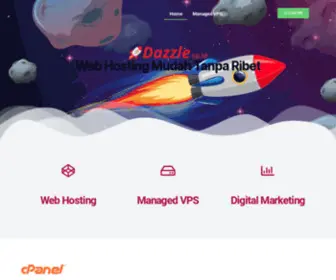 Dazzle.co.id(Jasa Web Hosting) Screenshot