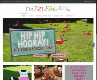 Dazzlelace.com(Yard Decorations and Party Supplies) Screenshot