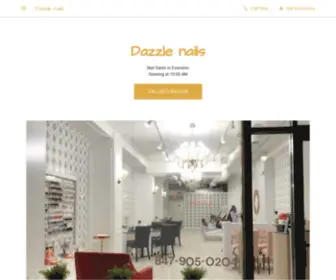 Dazzlenails.net(Dazzle nails) Screenshot