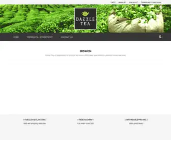 Dazzletea.com(Be DAZZLEd by our Premium Loose Leaf Teas) Screenshot