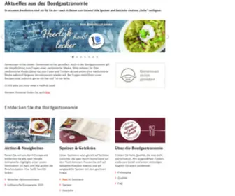 DB-Bordgastronomie.de(DB Bordgastronomie) Screenshot