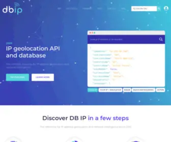 DB-IP.com(IP Geolocation API & Free Address Database) Screenshot