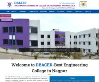 Dbacer.edu.in(Engineering College in Nagpur) Screenshot