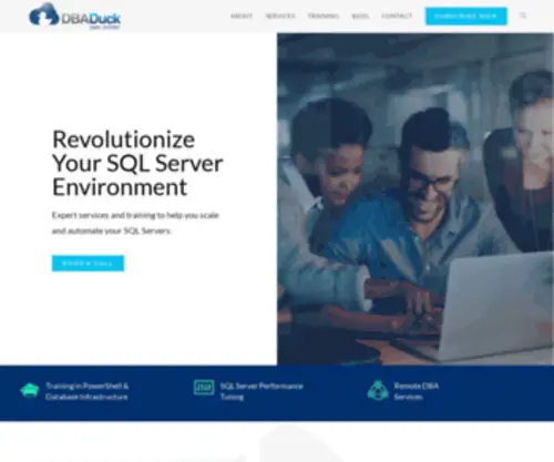 Dbaduck.com(SQL Server and PowerShell Training) Screenshot