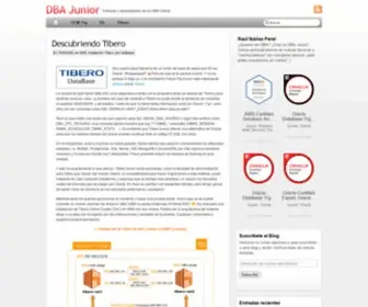 Dbajunior.com(DBA Junior) Screenshot