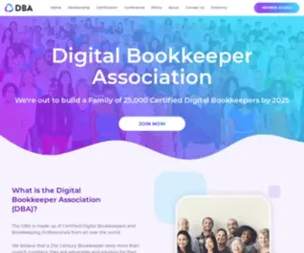 Dba.org(Digital Bookkeeping Association) Screenshot