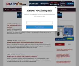 Dbappweb.com(Solution of Database) Screenshot