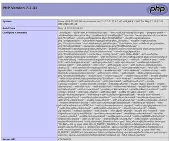 Dbaquincy.com(Phpinfo) Screenshot