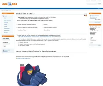 Dbatodba.com(DBA to DBA) Screenshot