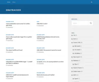 Dbatracker.com(DBATracker) Screenshot