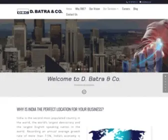 Dbatra.com(D. Batra and Co) Screenshot