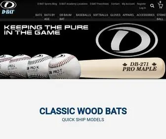 Dbatsports.com(D-BAT Sports) Screenshot