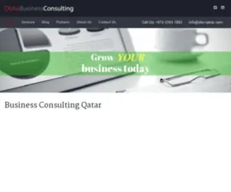 DBC-Qatar.com(Doha Business Consulting) Screenshot