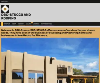 DBC-Stucco.com(DBC-STUCCO AND ROOFING) Screenshot