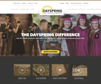 DBC.edu(Dayspring Bible College) Screenshot