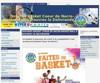 DBCN.fr(Douvres Basket Coeur de Nacre) Screenshot