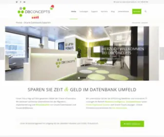 Dbconcepts.com(#1 Oracle Datenbank Experten) Screenshot