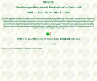 Dbde.de(Spülmobil) Screenshot