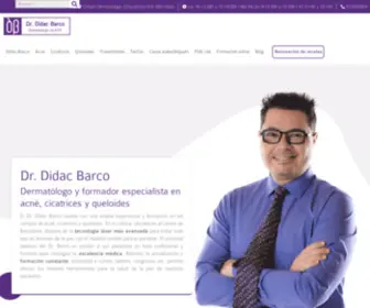 Dbdermatologiabarcelona.com(Didac Barco) Screenshot