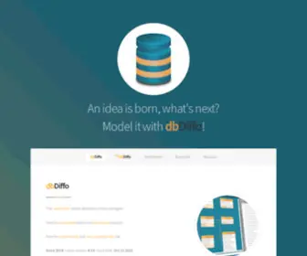 Dbdiffo.com(The really free online database schema designer (modeling)) Screenshot
