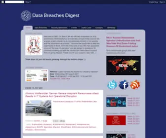 Dbdigest.com(Data Breaches Digest) Screenshot