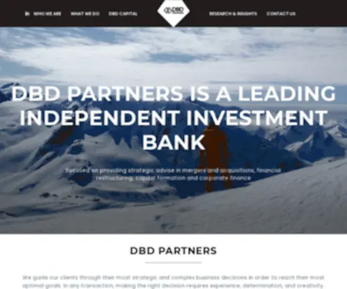 DBdpartners.com(DBD Partners) Screenshot