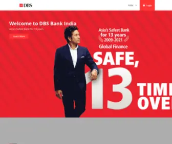 DBDS.co.in(DBS Bank) Screenshot