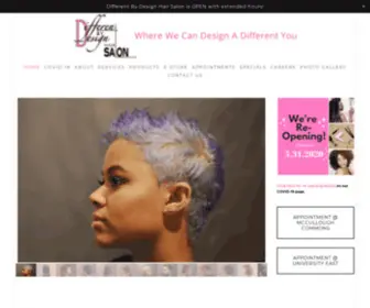 DBdsalon.com(Different by Design Hair Salon) Screenshot