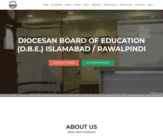 Dberwp.com(THE EDUCATION BOARD OF THE ROMAN CATHOLIC DIOCESE OF ISLAMABAD/RAWALPINDI) Screenshot