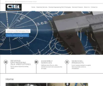 Dbfabplus.com(DB Fabrication Plus) Screenshot
