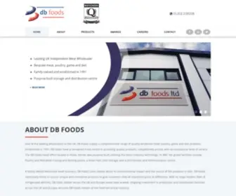 Dbfoods.co.uk(Wholesale Meat Product Supplier & Distributor) Screenshot