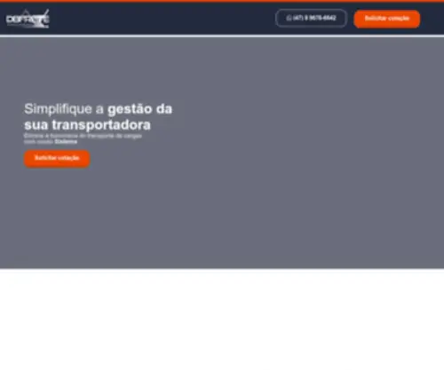 DBfrete.com.br(Sistemas Para Transportadoras) Screenshot