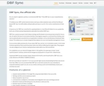 DBFSYNC.com(DBF Sync) Screenshot