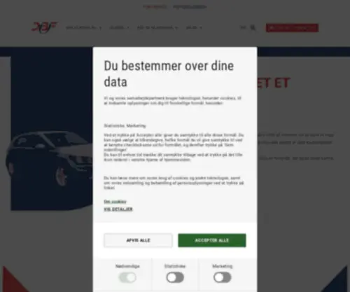 Dbfu.dk(Et netværk af troværdige brugtbilsforhandlere) Screenshot