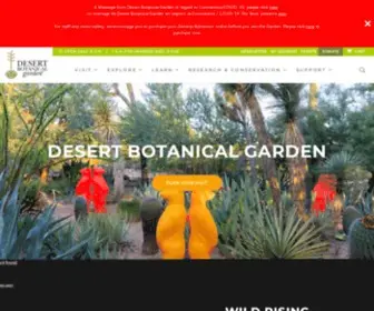 DBG.org(Desert Botanical Garden in Phoenix) Screenshot