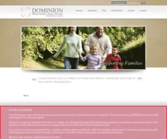 DBhhelp.com(Dominion Behavioral Healthcare of Chesterfield) Screenshot