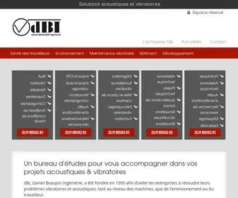 Dbi.fr(Bureau étude acoustique Altkirch) Screenshot